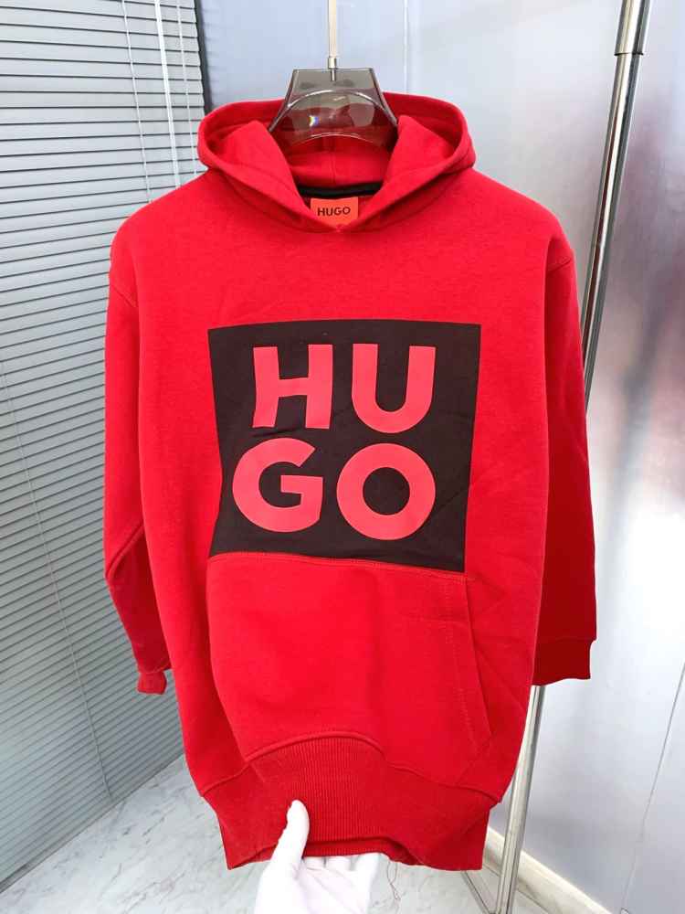 Boss Red Hood Embroidery Logo Hoodie-thumb-4