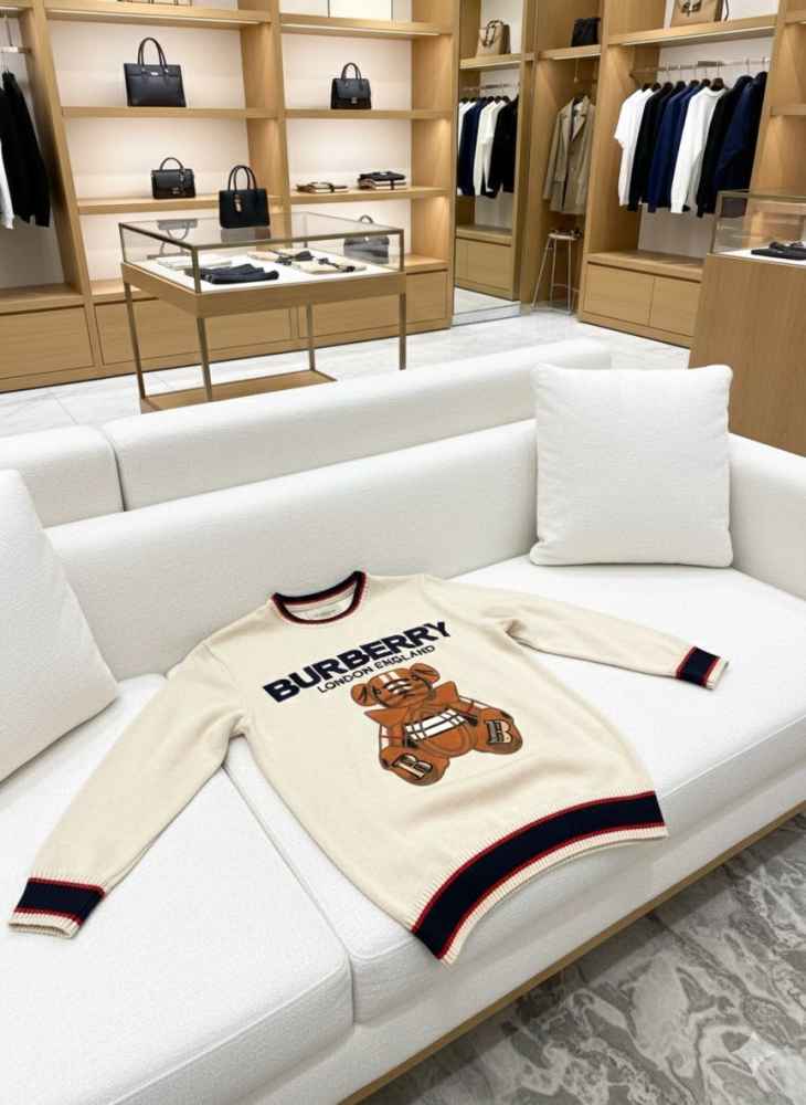 Burberry Cream Premium Quality Sweatshirt-2