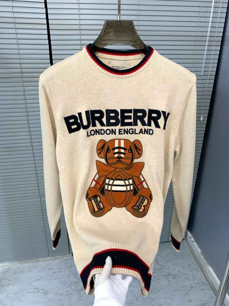 Burberry Cream Premium Quality Sweatshirt-3
