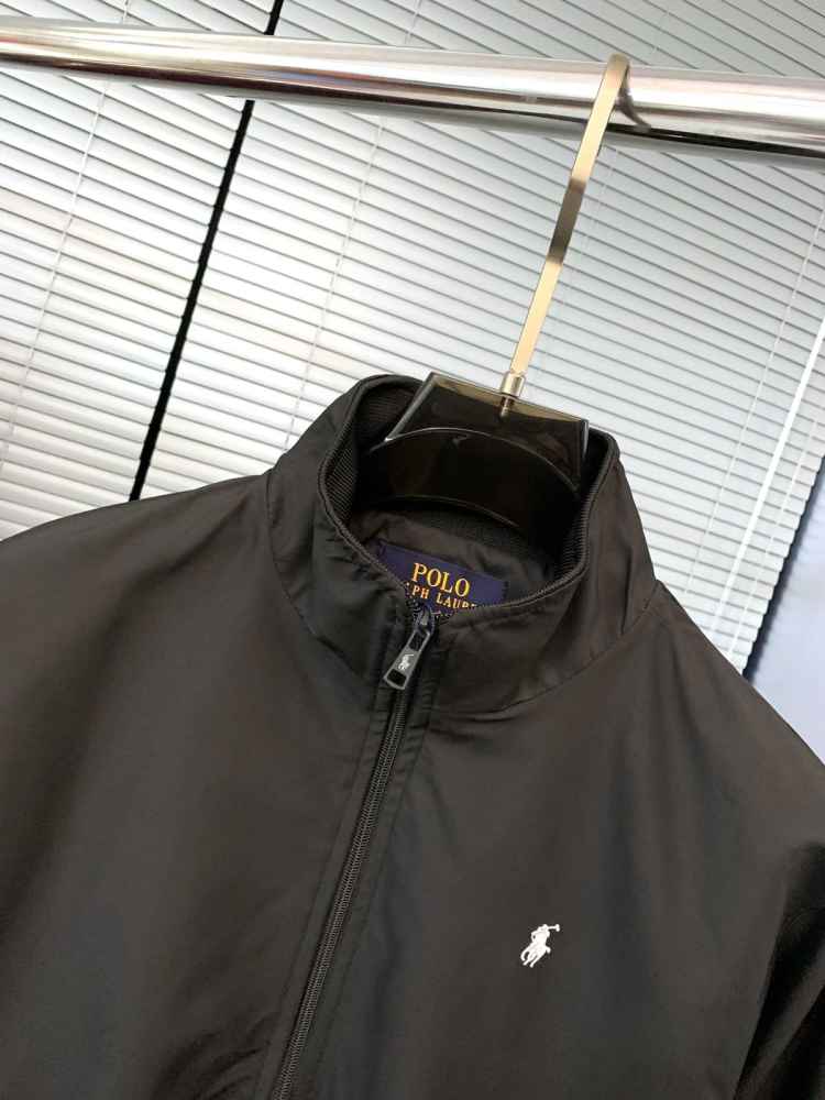 Ralph Lauren Black Premium Quality Cotton Blend Jacket-4