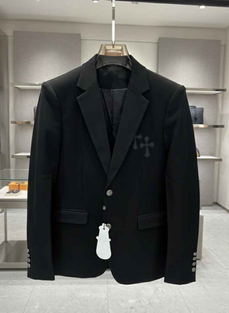 Chrome Hearts Black Premium Quality Blazer-8