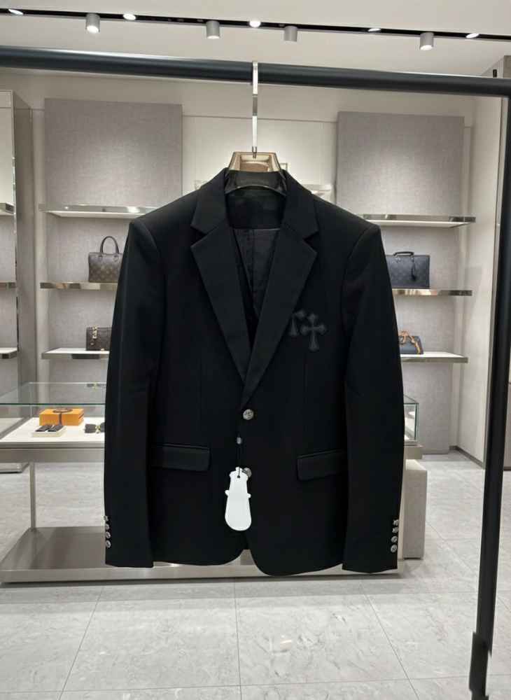 Chrome Hearts Black Premium Quality Blazer-9