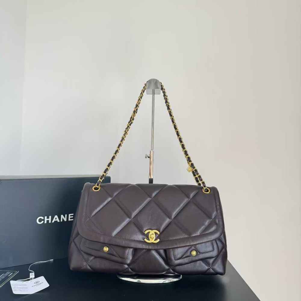 Chanel Burgundy Cargo 25K Hobo Bag-1