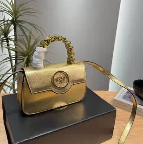 Versace La Medusa Golden Handbag-1