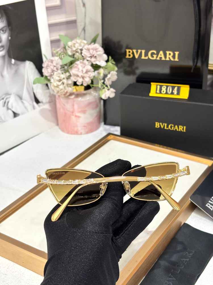 Bvlgari Golden Premium Women's Sunglasses-thumb-3