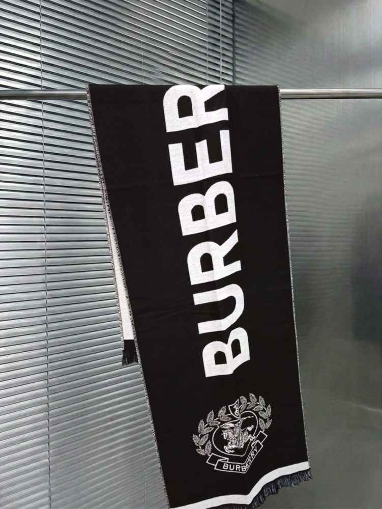 Burberry Cashmere Black Premium Quality Muffler-4