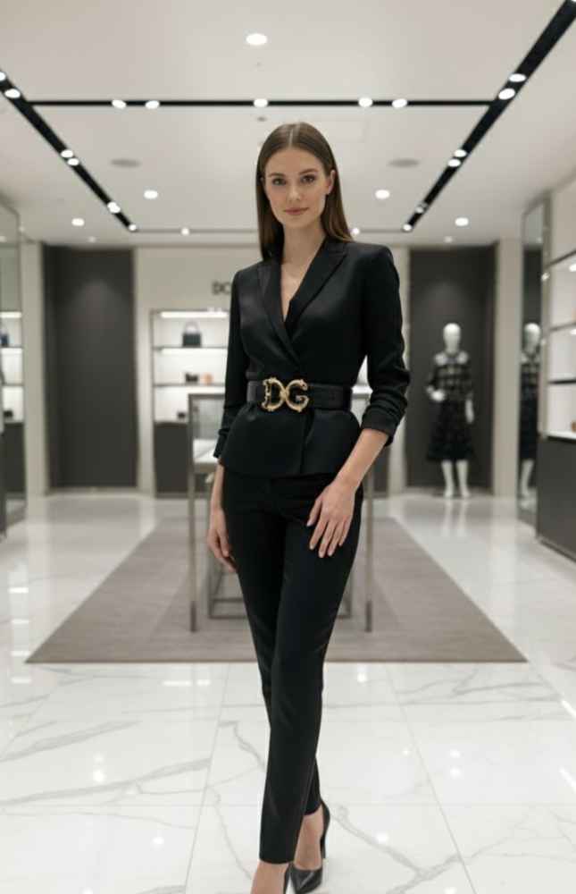 Dolce & Gabbana Black Premium Quality Belt-thumb-3