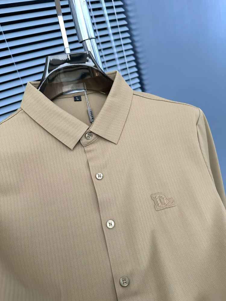 Dior Brown Premium Quality Shirt-3