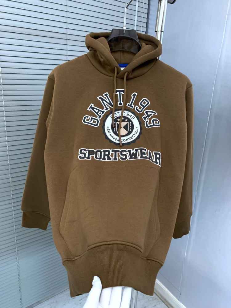 Gant Brown Premium Quality Hoodie-3