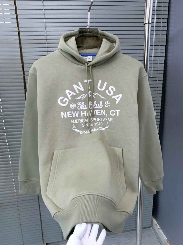 Gant Olive Green Premium Quality Hoodie-1