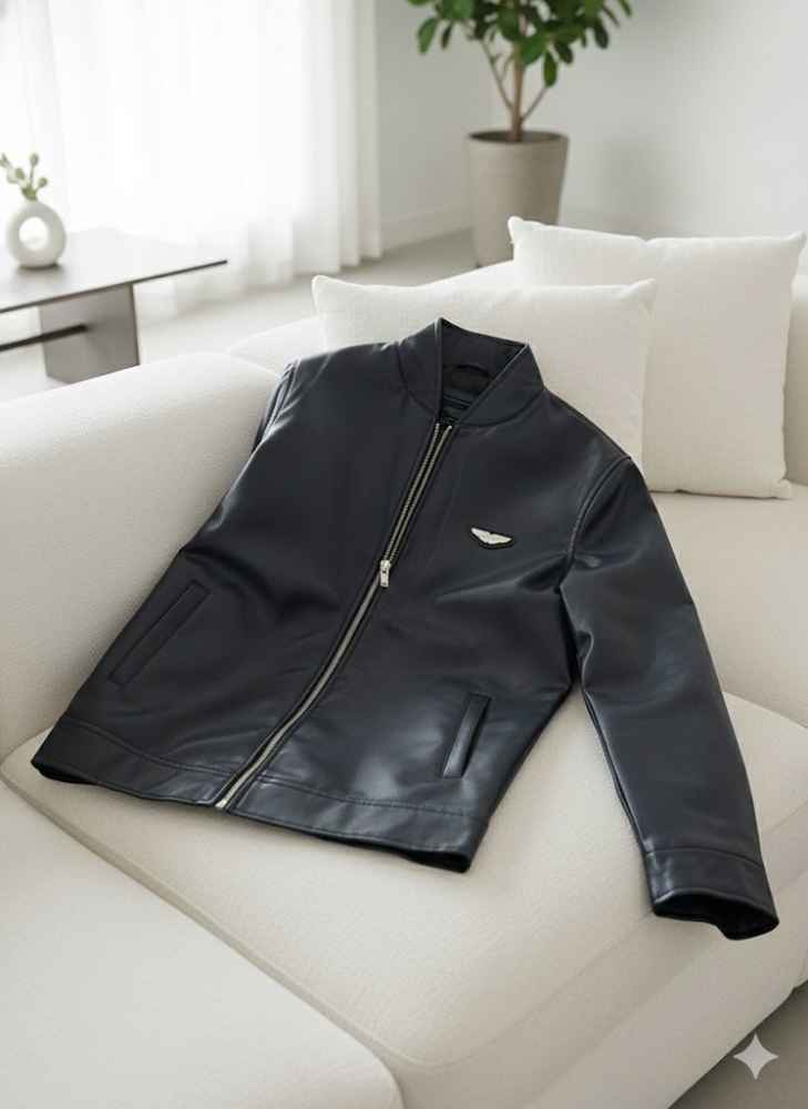 Astron Martin Embroidered logo Black Premium Quality jacket-8