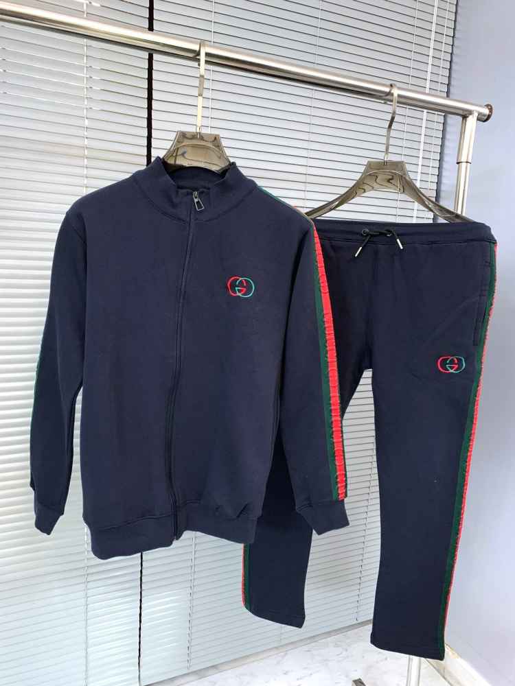 Gucci Blue Premium Quality high End Authentic Track Suit-1