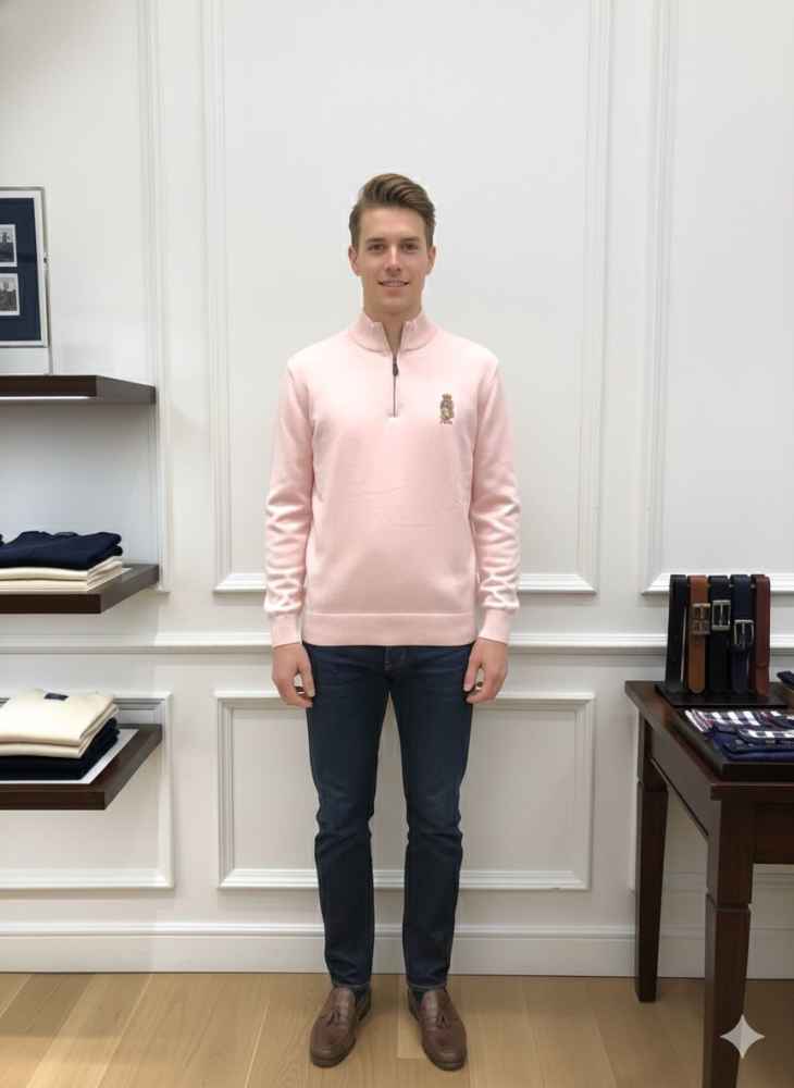 Ralph Lauren Pink Premium Quality Sweatshirt-thumb-0