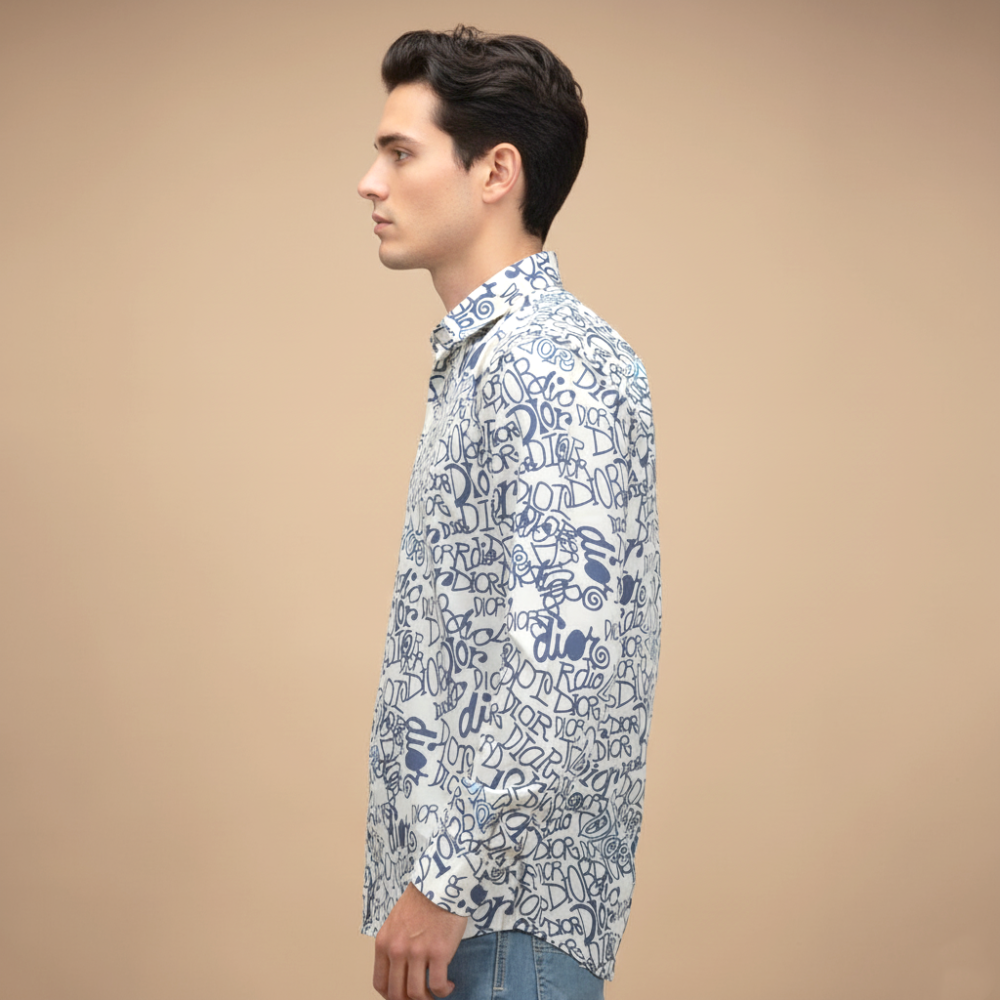 Dior White Premium Quality Shirt-2