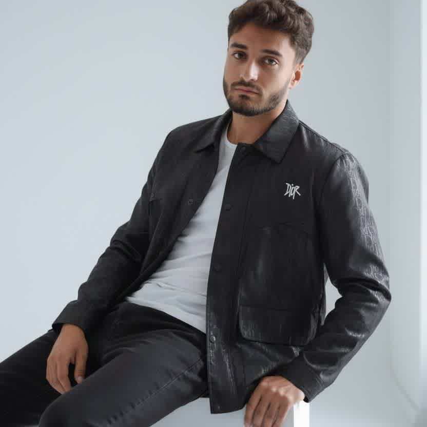 Christian Dior Black Vintage Hooded Jacket-thumb-1