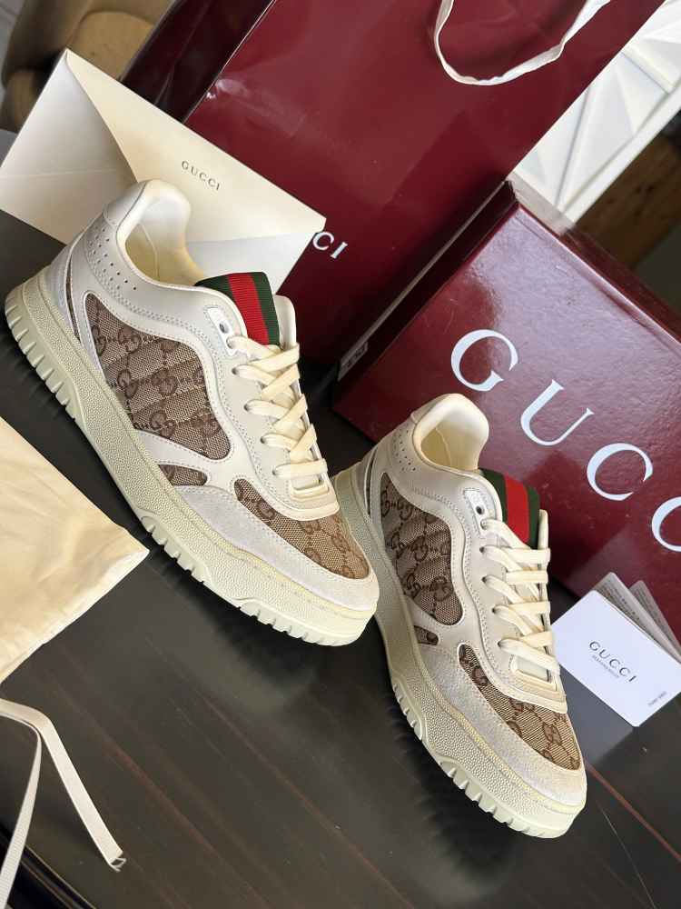 Gucci White Premium Quality Sneakers-2