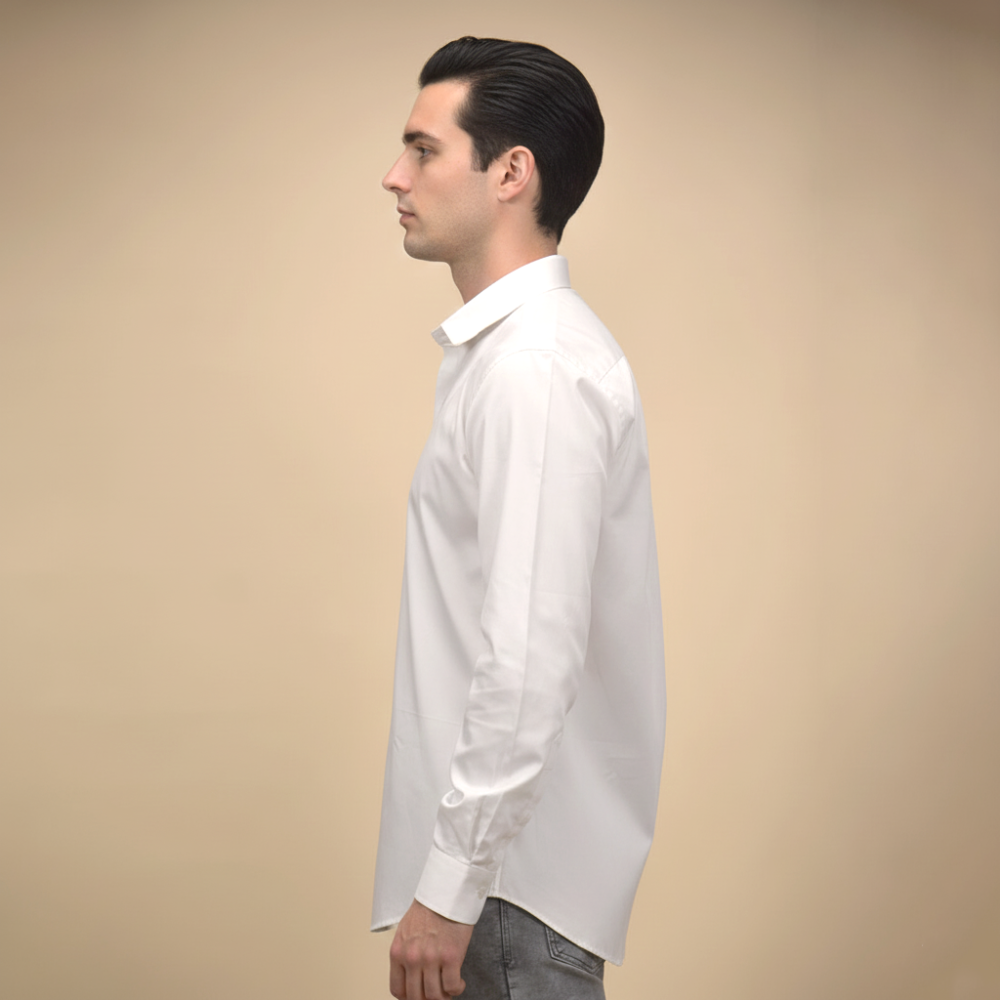 Burberry White Premium Quality Shirt-2