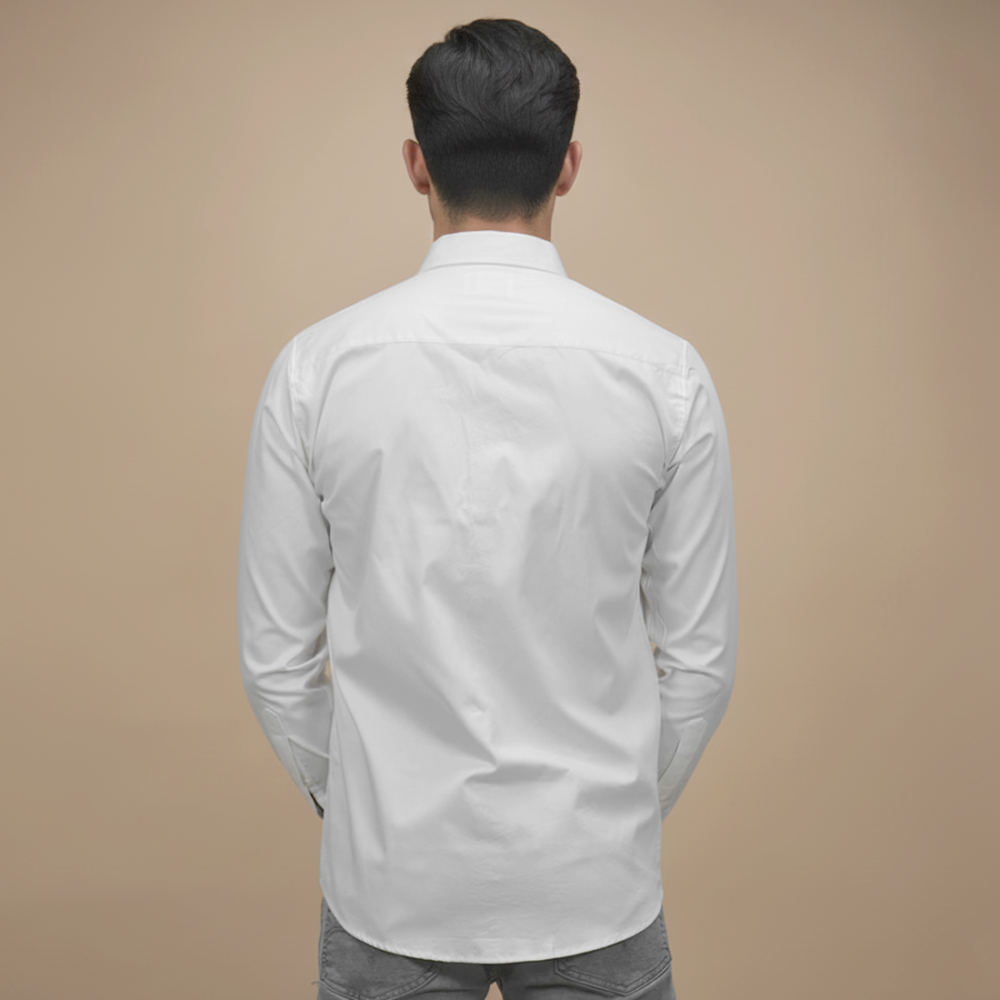 Burberry White Premium Quality Shirt-3