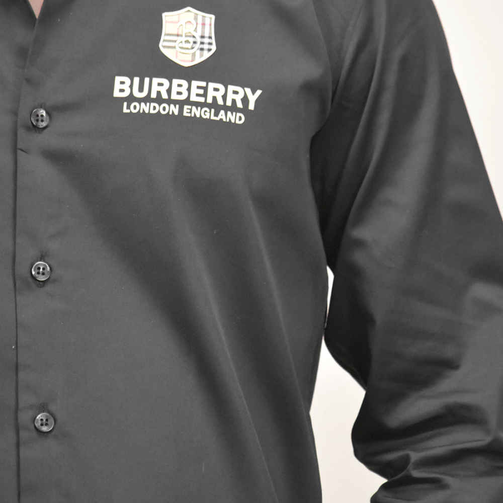 Burberry Black Premium Quality Shirt-4