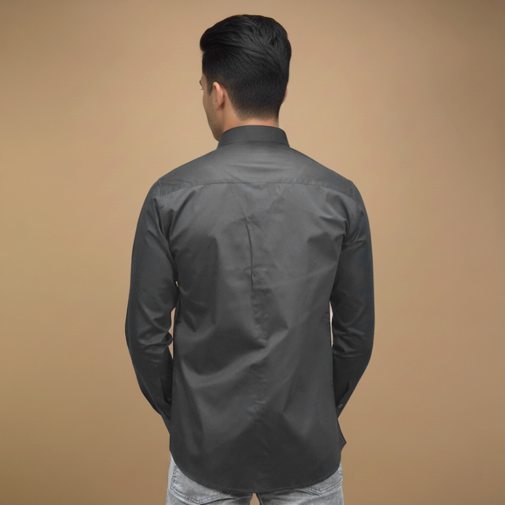 Burberry Black Premium Quality Shirt-3