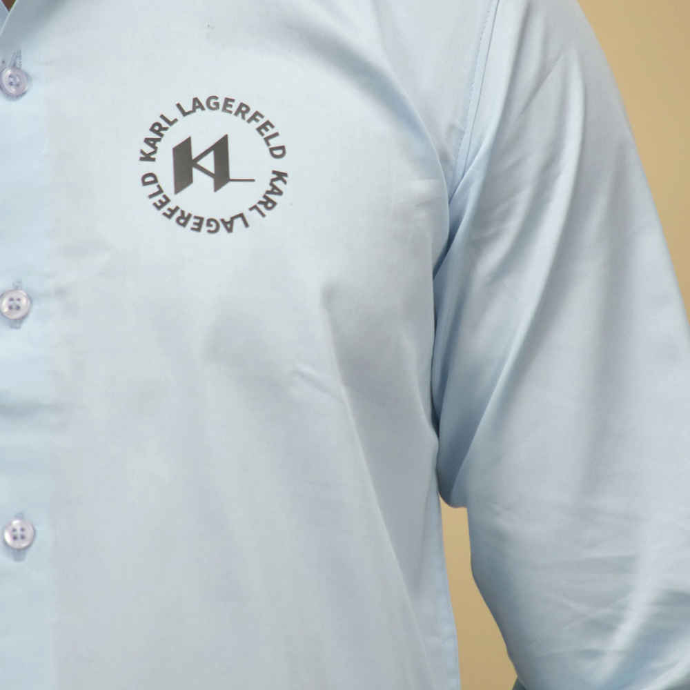 Karl Lagerfeld Sky Blue Premium Quality Shirt-4