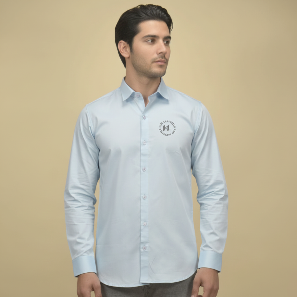 Karl Lagerfeld Sky Blue Premium Quality Shirt-1