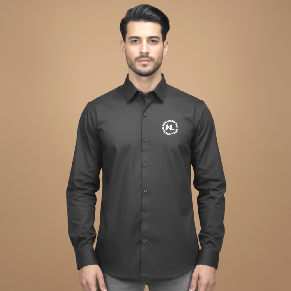 Karl Lagerfeld Black Premium Quality Shirt-thumb-1