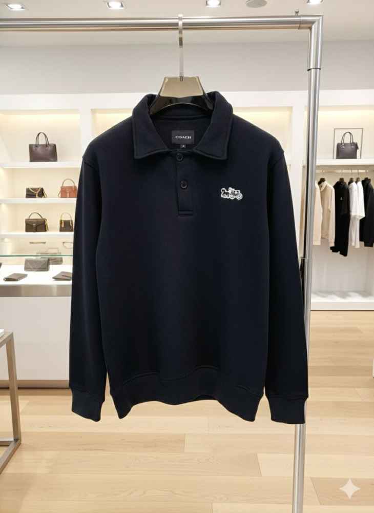 Coach Black Premium Quality Sweatshirt-thumb-1