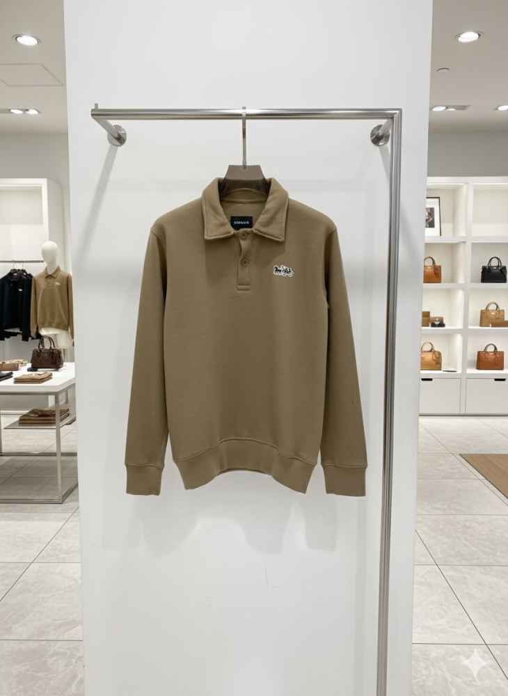 Coach Brown Premium Quality Sweatshirt-thumb-1