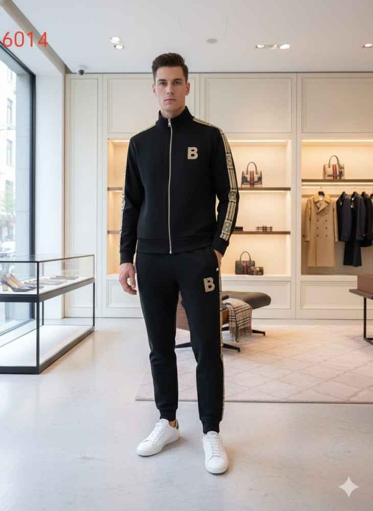 Burberry Embroidered logo Black Premium Tracksuit-thumb-0