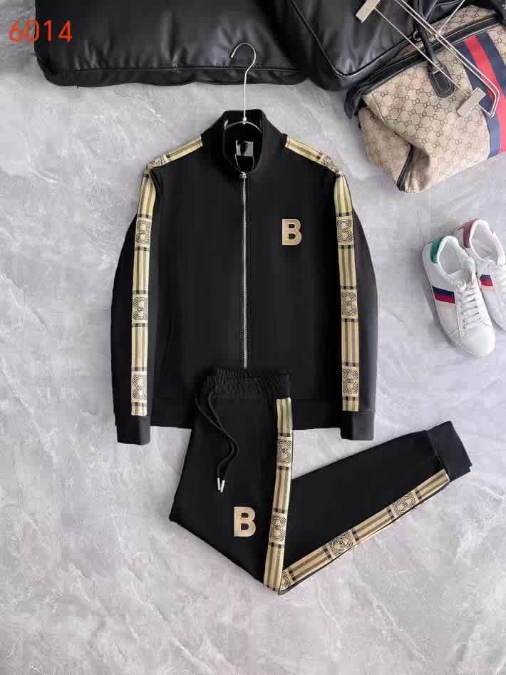 Burberry Embroidered logo Black Premium Tracksuit-thumb-3