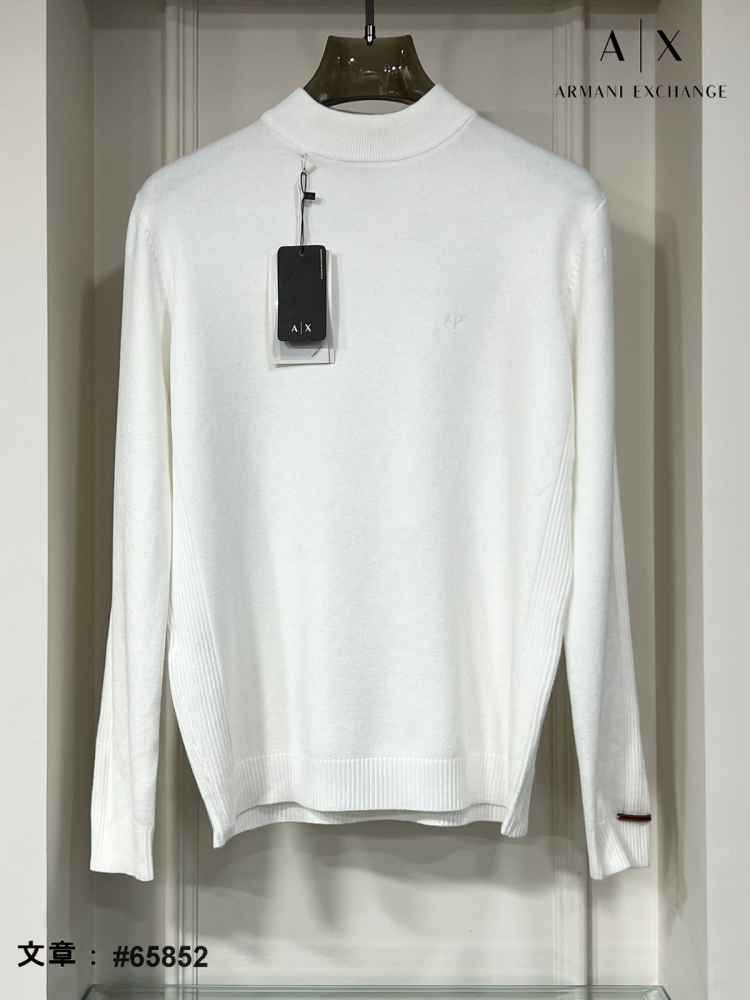 Armani Exchange White Premium Quality Sweatshirt-thumb-0