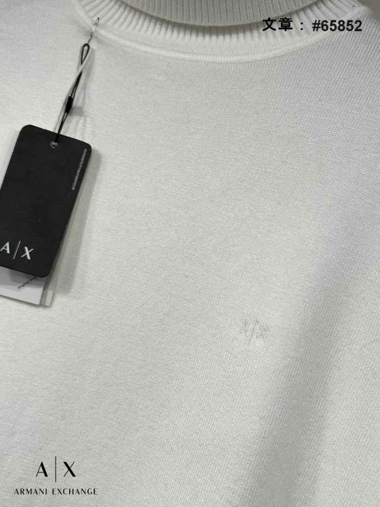 Armani Exchange White Premium Quality Sweatshirt-thumb-3