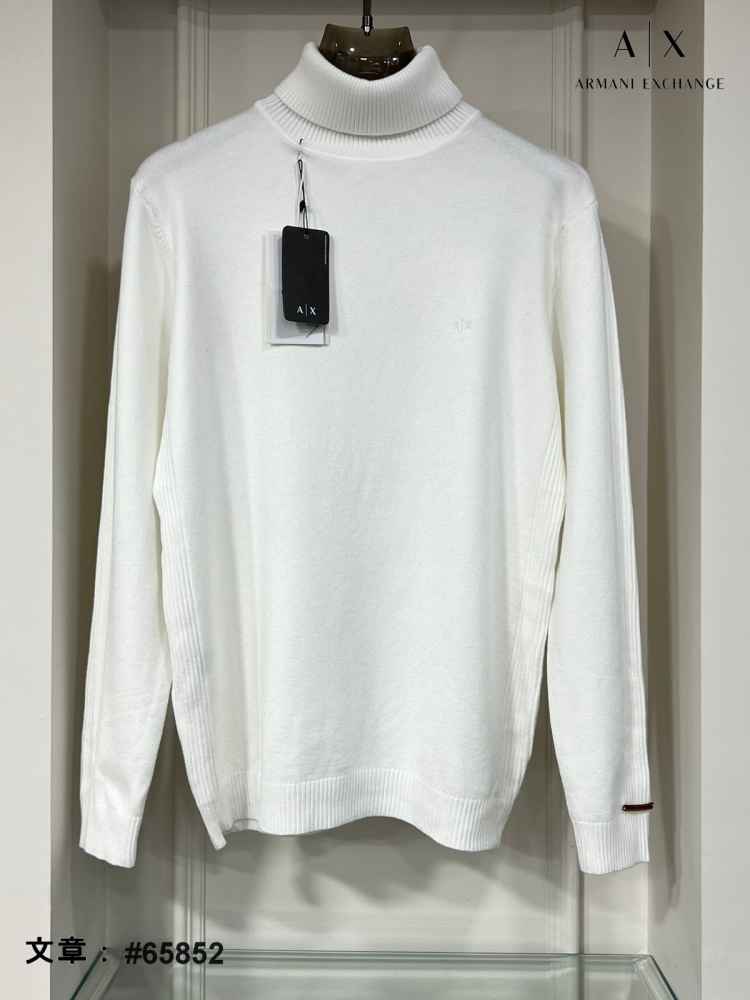Armani Exchange White Premium Quality Sweatshirt-thumb-2