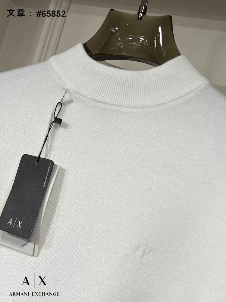 Armani Exchange White Premium Quality Sweatshirt-thumb-4
