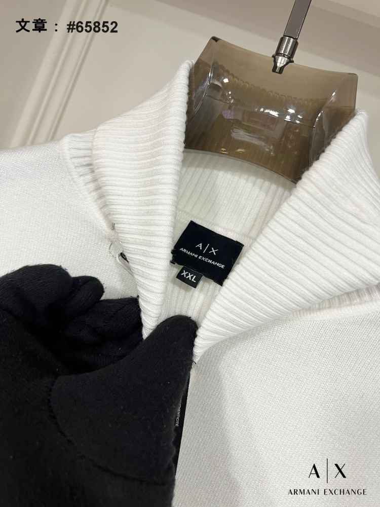 Armani Exchange White Premium Quality Sweatshirt-thumb-1