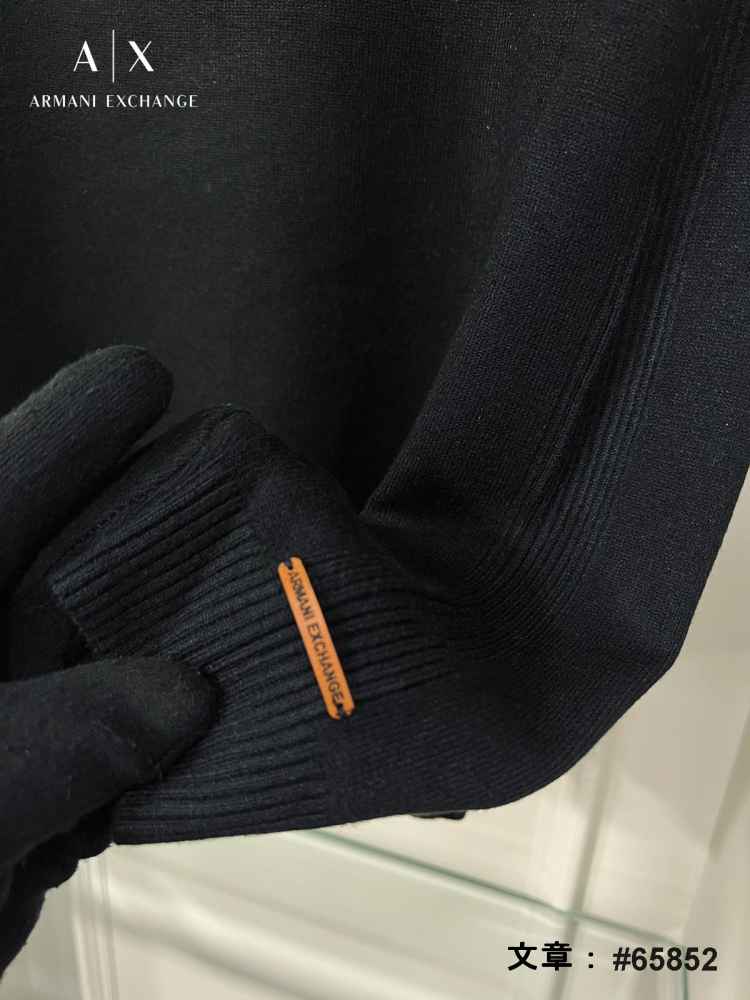 Armani Exchange Black Premium Quality Sweatshirt-thumb-2