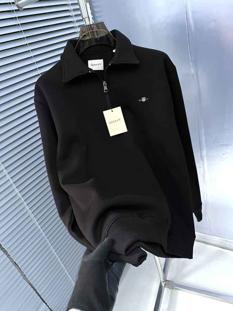 Gant Black Premium Quality Sherpa Sweatshirt-thumb-0