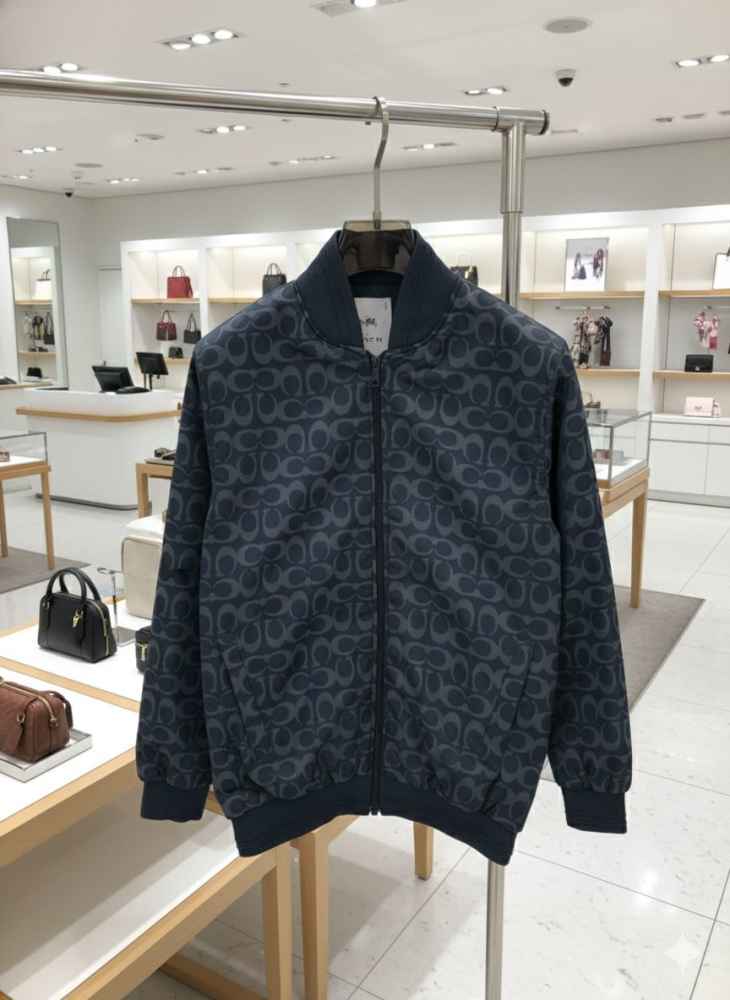 Coach Blue Premium Quality Zipper-thumb-1