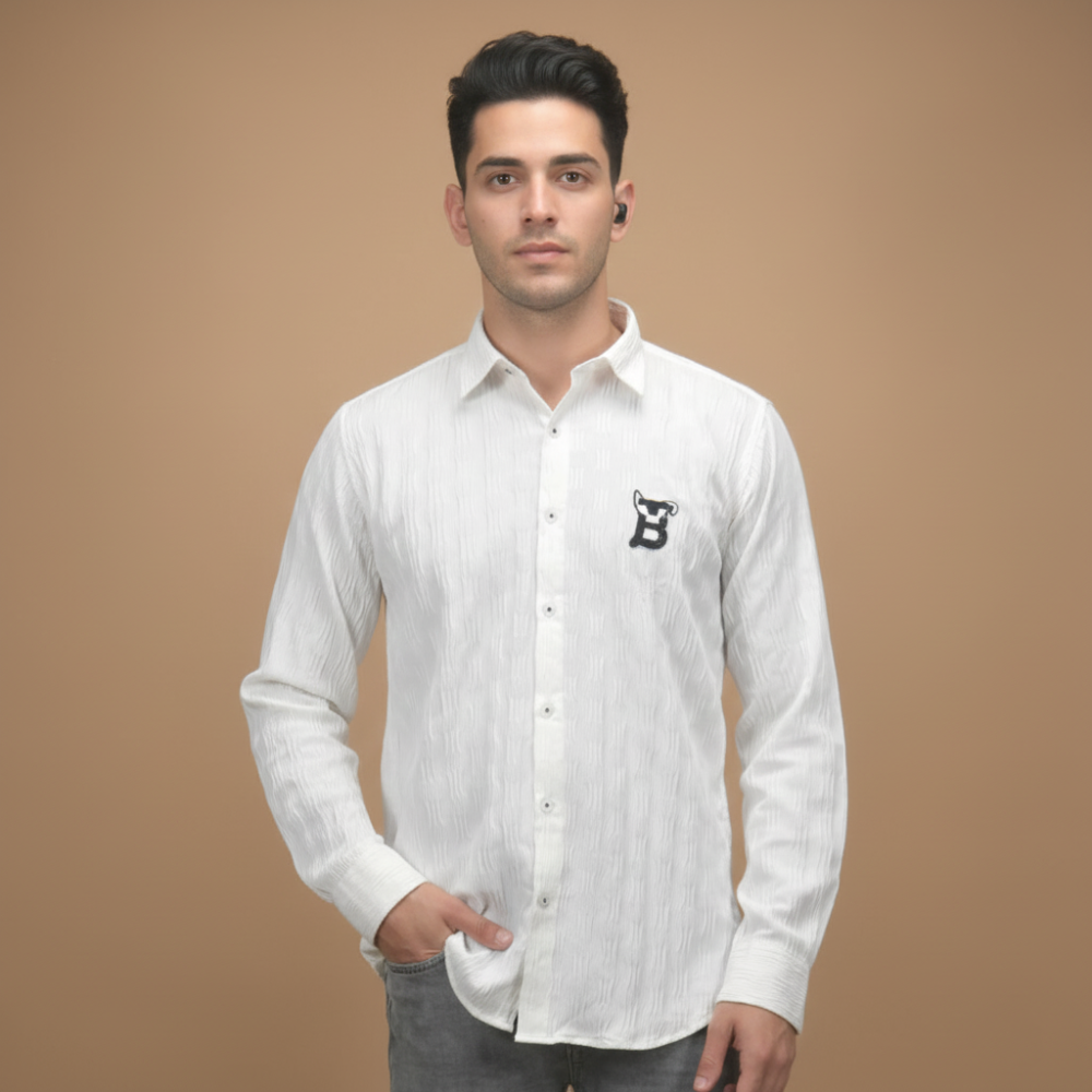 Burberry White Premium Quality Shirt-1
