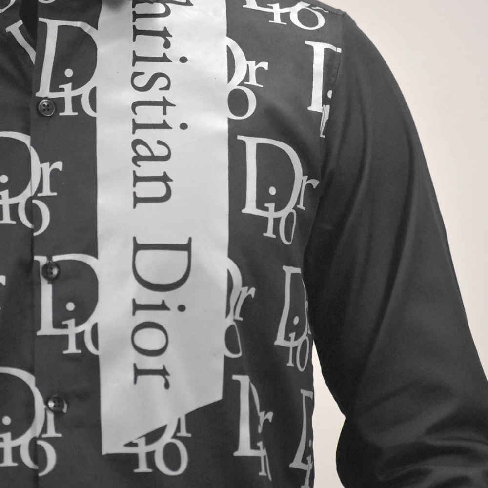Dior Black Premium Quality Shirt-4