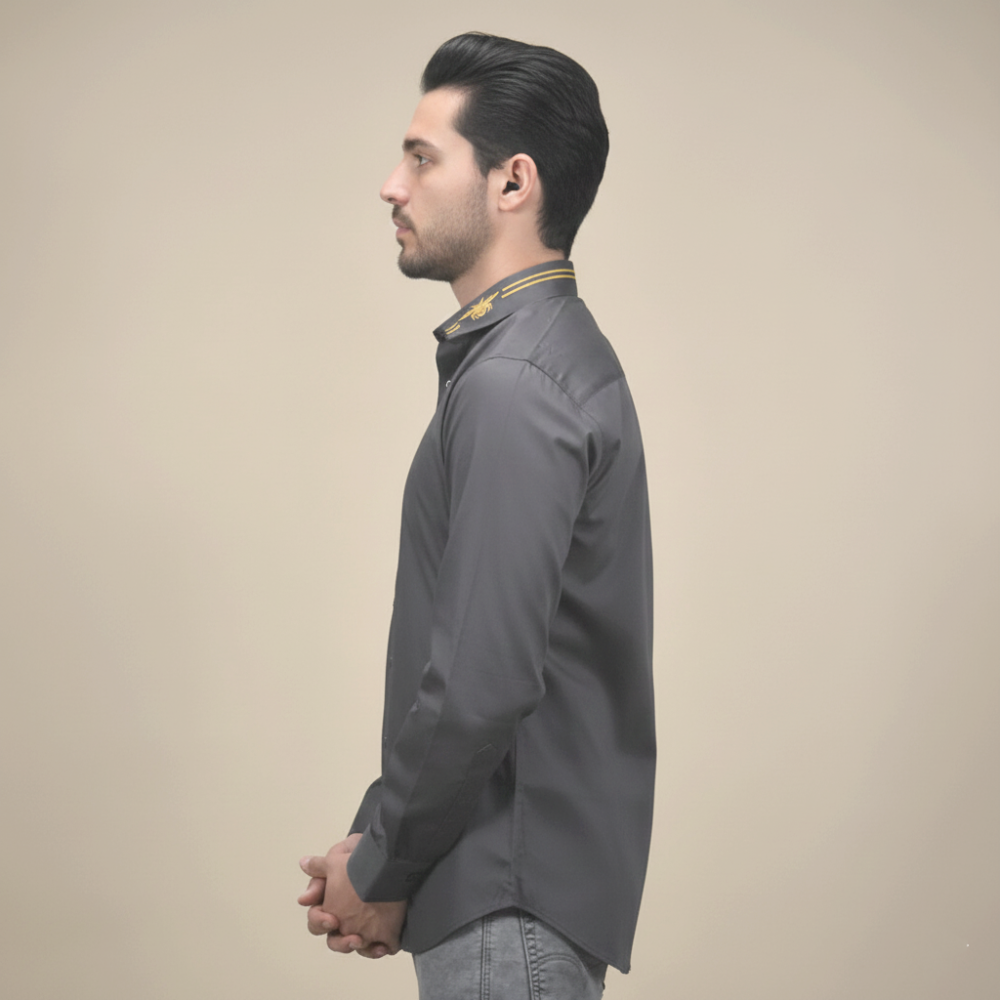 Dior Spider Embroidery Print Grey Premium Shirt-2