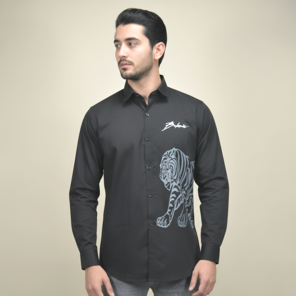 Balmain Black Premium Quality Shirt-1