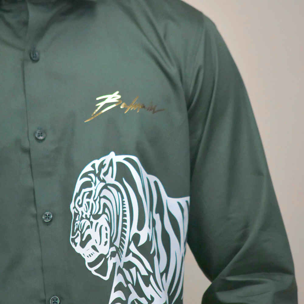Balmain Green Premium Quality Shirt-4