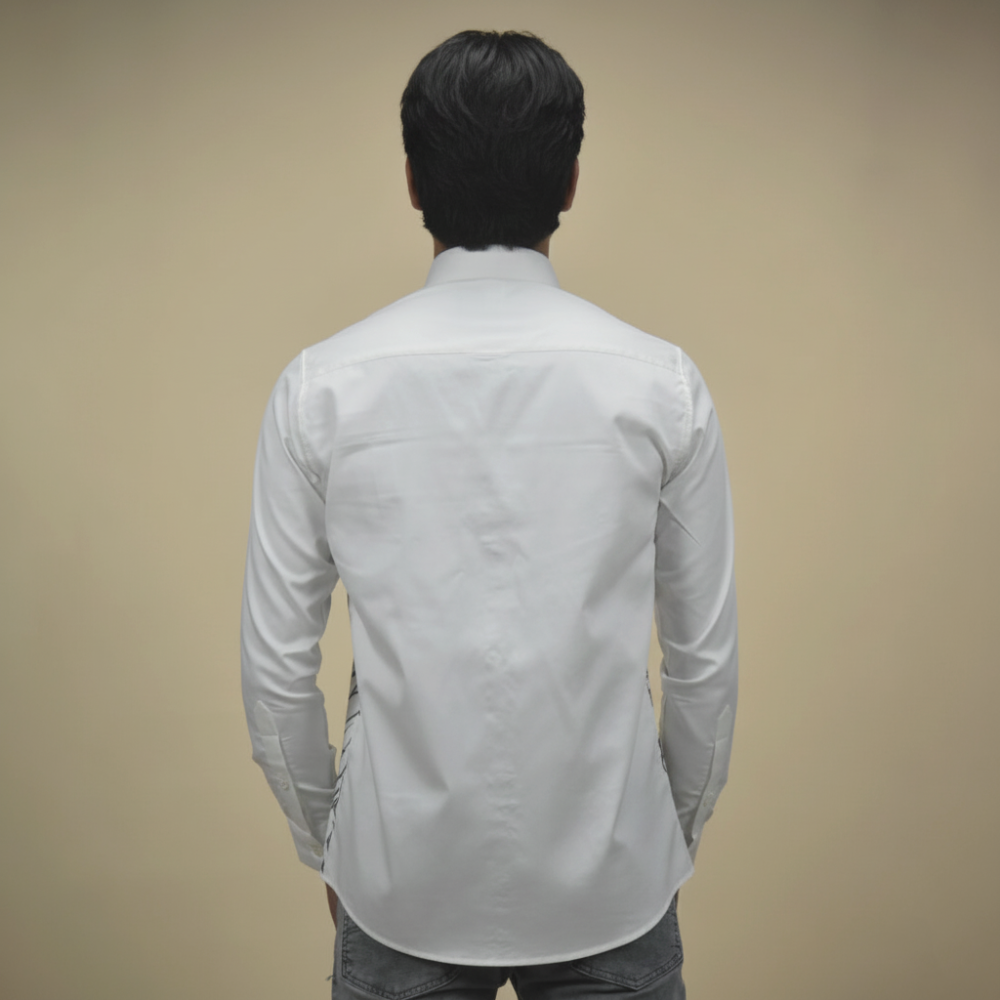 Balmain White Premium Quality Shirt-3