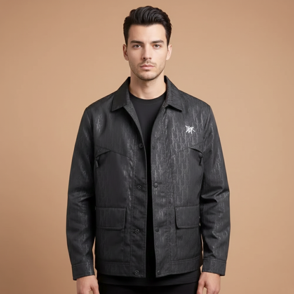 Christian Dior Black Vintage Hooded Jacket-thumb-0