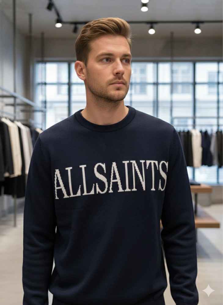 All Saint Blue Premium Quality Sweatshirt-thumb-0