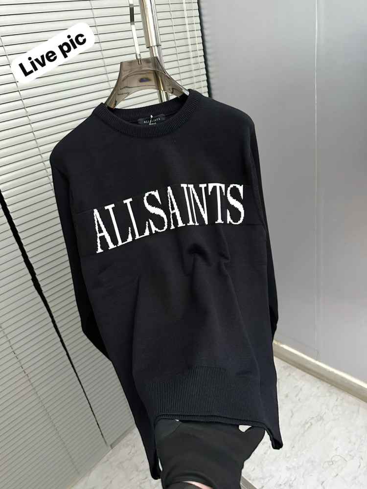 All Saint Black Premium Quality Sweatshirt-thumb-3