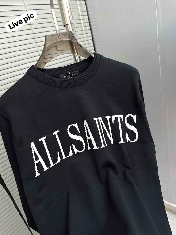 All Saint Black Premium Quality Sweatshirt-thumb-4