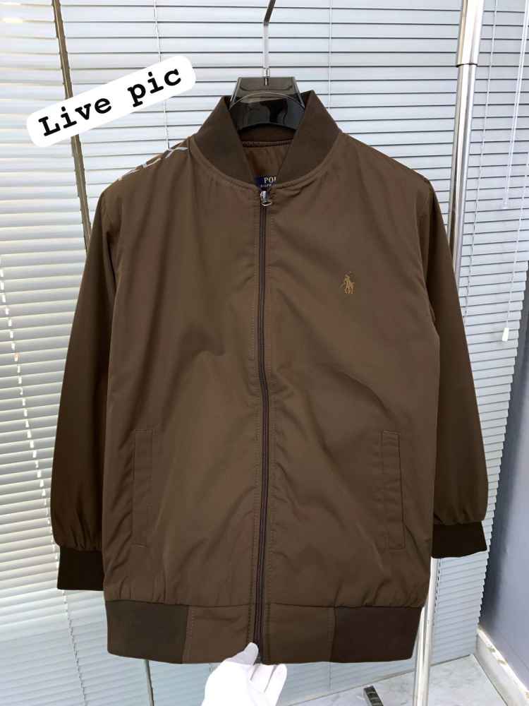 Ralph Lauren Dark Brown Premium Quality Cotton Blend Jacket-2